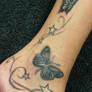 Butterflies and Stars Tattoo