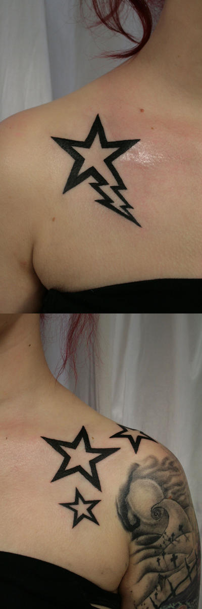 Lightning Star  Tattoo
