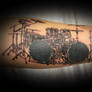 2 music drums tat