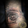 Realistic eye tattoo