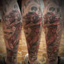 Baphomet skull leg final