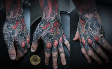 Biomech Hand Tat