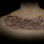 chicano lettering chest unconditional love
