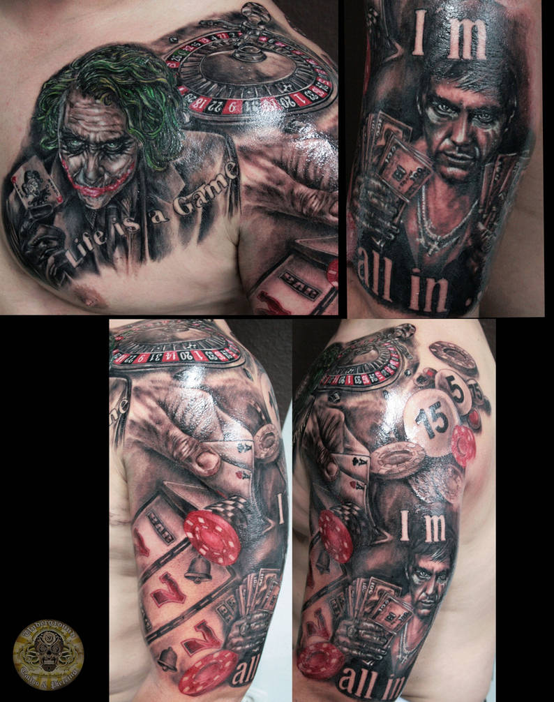 Resolution 794 Scarface Logo Tattoo