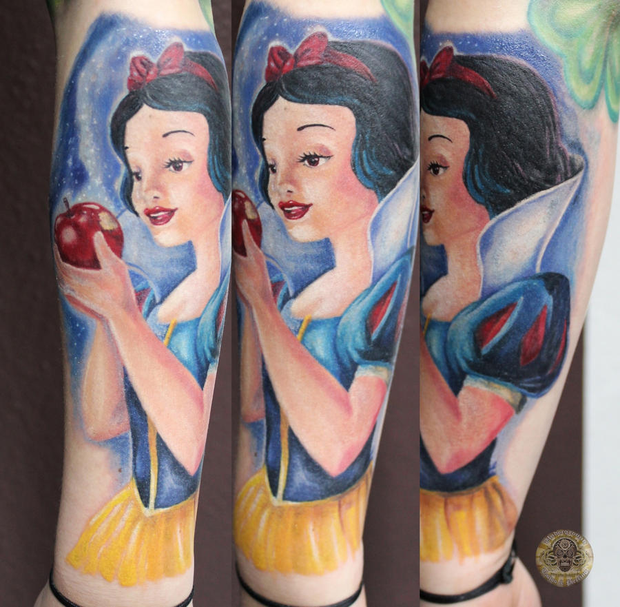 Snow White color by 2Face-Tattoo
