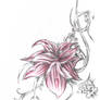 Tattoo Flower Tribal