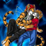 Kissing Tigers -Color-