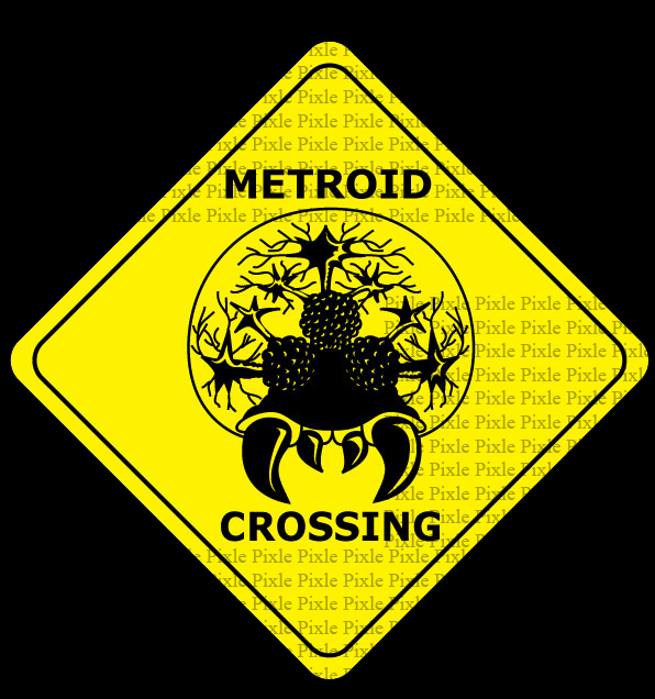 Game Signs - Metroid Crossing