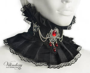 Black choker with Gargoyles