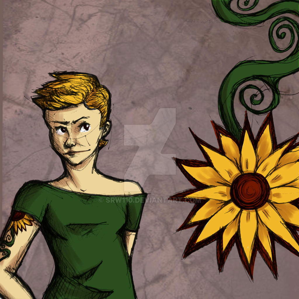 The Girl with the Sunflower Tattoo