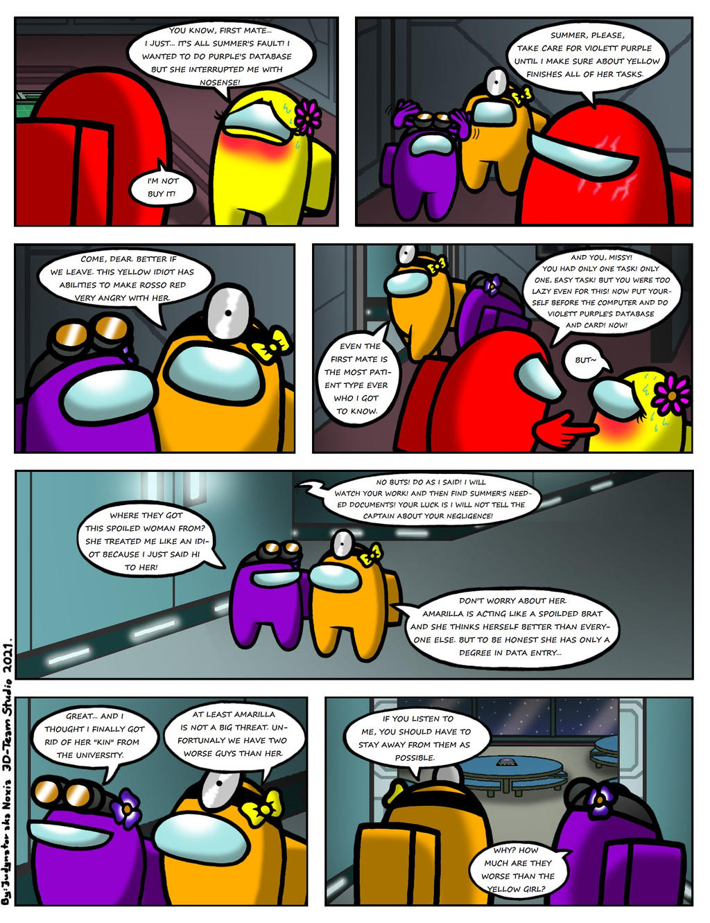 Among Us Horror On The Skeld Pg 16 By Judynator Aka Noxia On Deviantart