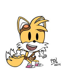 Sonic Boom GO - Chibi Tails bounce