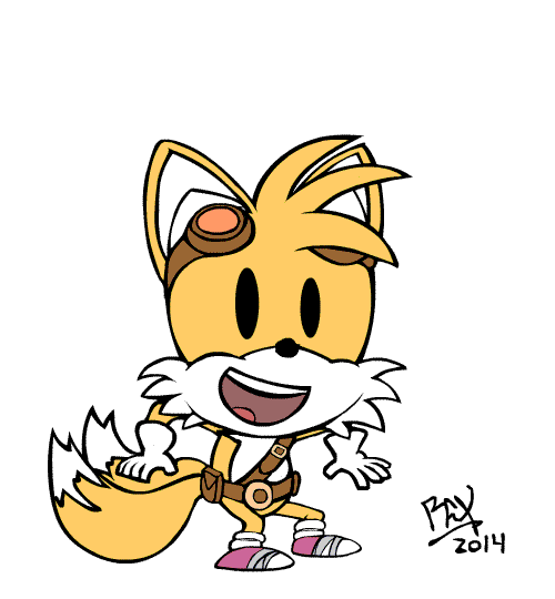 Sonic Boom GO - Chibi Tails bounce by RGXSuperSonic on DeviantArt