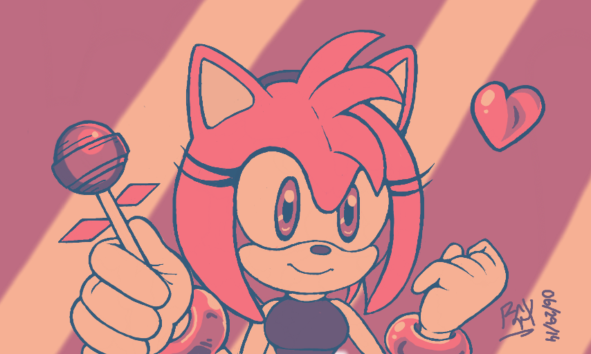 Color Pallete challenge - Amy Rose Lollipop