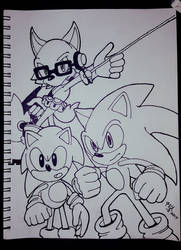 Inktober - Sonic Forces