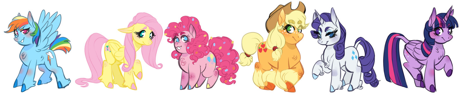 MLP FIM- Mane 6