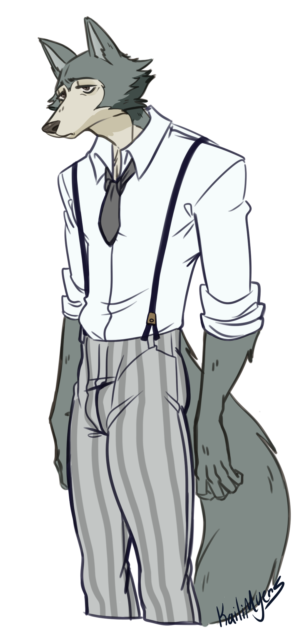 BEASTARS - Legoshi by LilMissKiwi on DeviantArt
