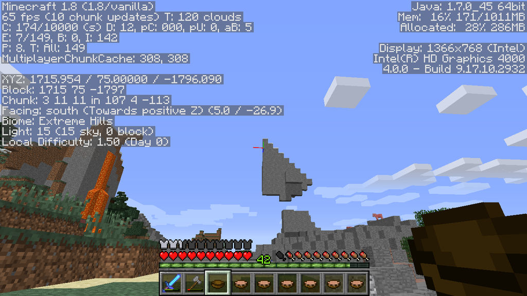 First Minecraft Screenshot Old Minecraft Screenshots 2 by Linkzilla on DeviantArt