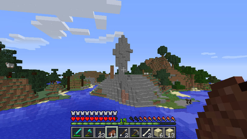 First Minecraft Screenshot Old Minecraft Screenshots 5 by Linkzilla on DeviantArt