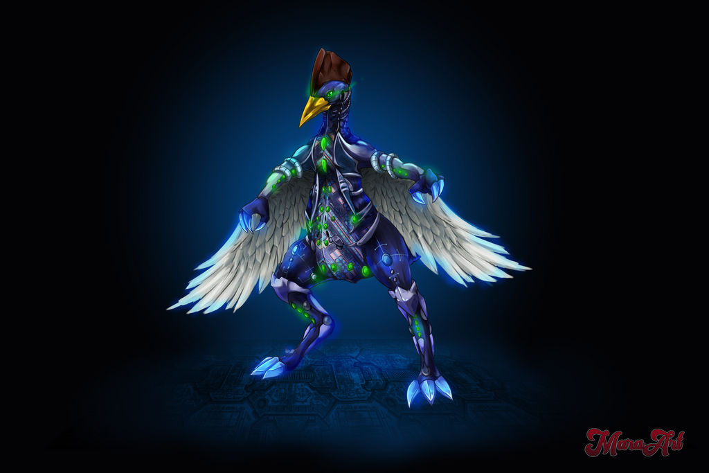 Robo-chicken commission by MaraArtWorld on DeviantArt