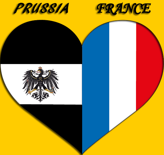 Heart Flag ~ Prussia and France