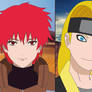 Sasori of the red sand and Deidara from Iwagakure