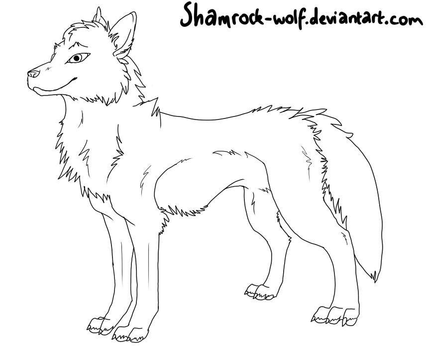 Free wolf base by shamrock-wolf on DeviantArt
