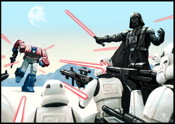 Optimus vs Vader