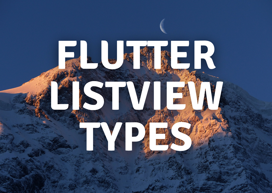 ListView In Flutter With Different Types by codingwithdhrumil on DeviantArt