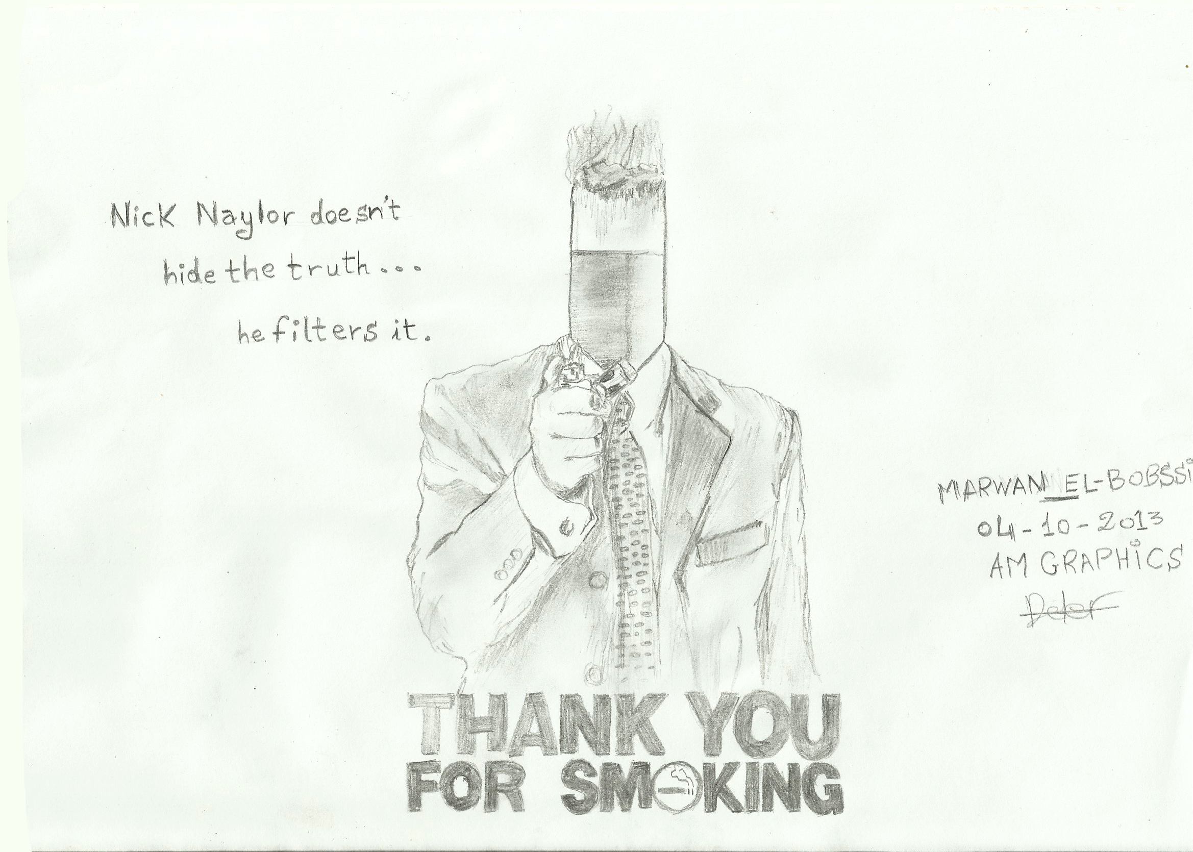 Thank you for smoking