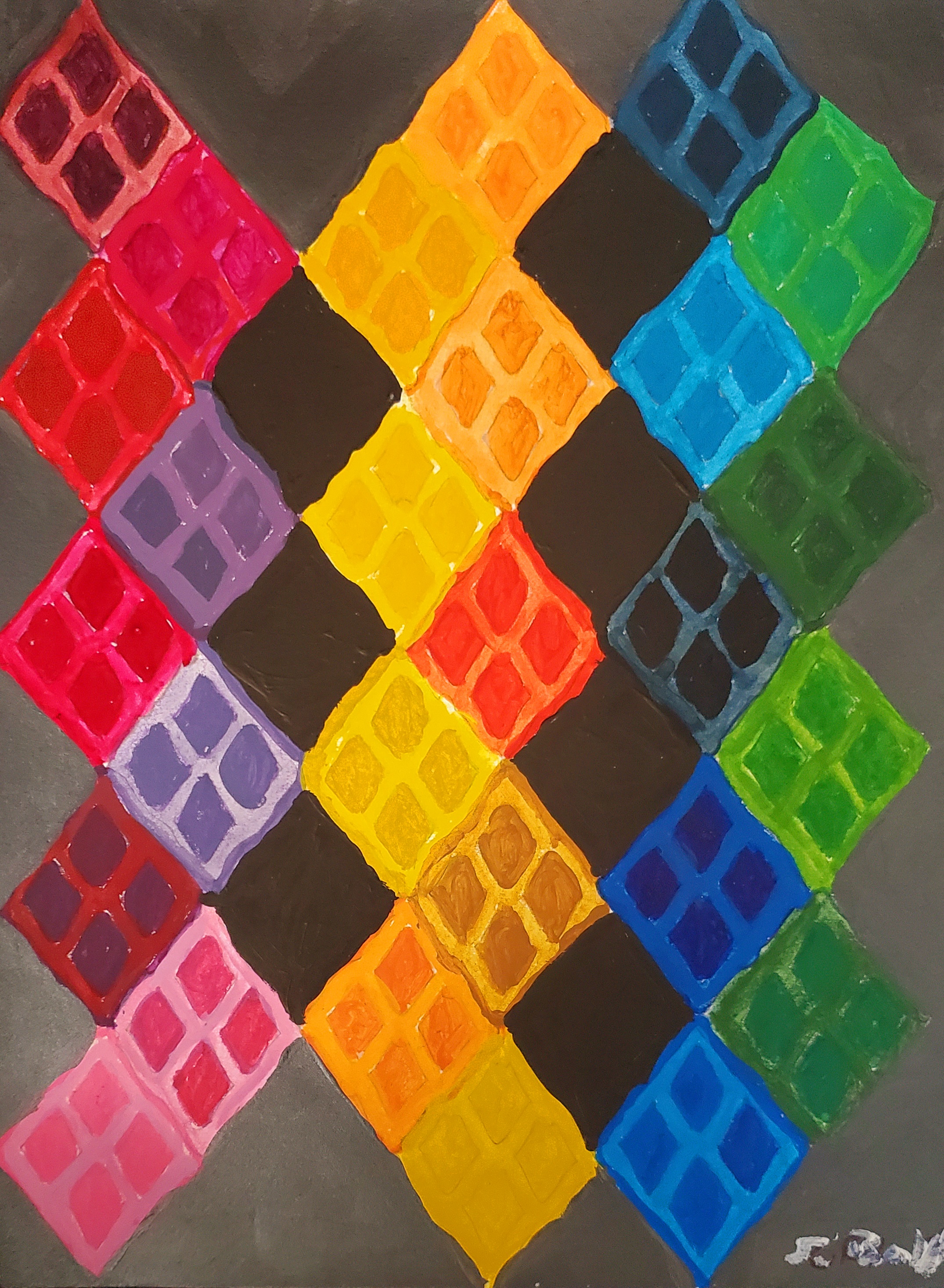 Diamond Pattern Two Tile Diamond Tile Pattern by firefaery1 on DeviantArt
