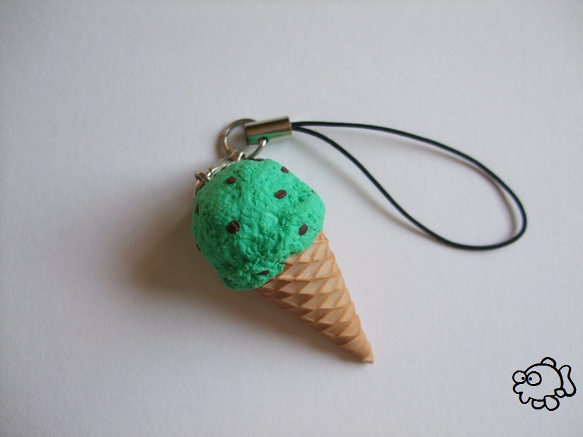 Big Ice Cream Charm 3 - Mint