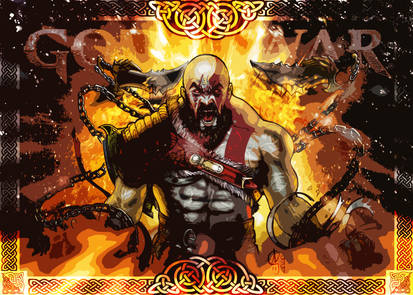 Kratos - Rage of Sparta, God of War Ragnarok Art Board Print for Sale by  mett981
