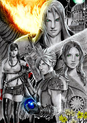 Aerith-and-Cloud | DeviantArt Final Fantasy Cloud And Tifa Fanfiction