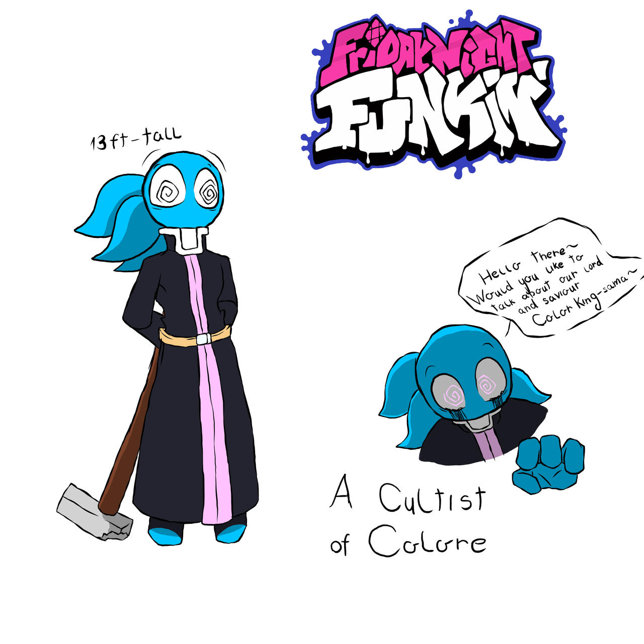 Fnf Priest Mod Fnf Vs Priest of Colors by ColorArtAndBolb on DeviantArt