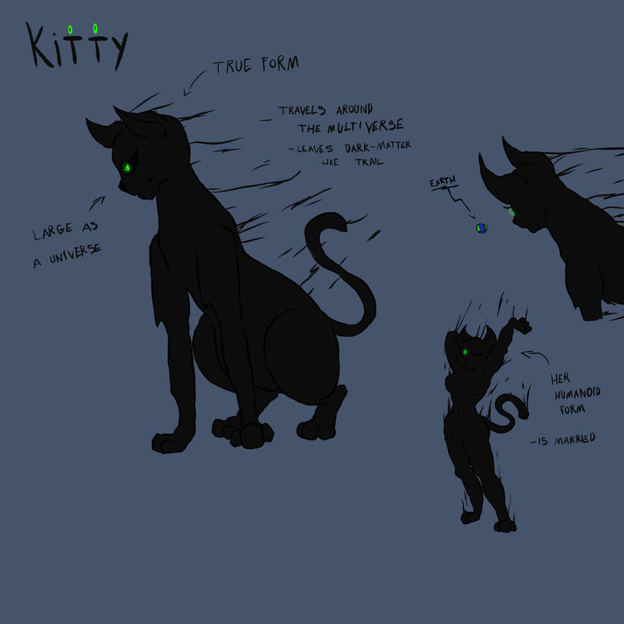 A Cat like entity that travels the multiverse by ColorArtAndBolb on ...