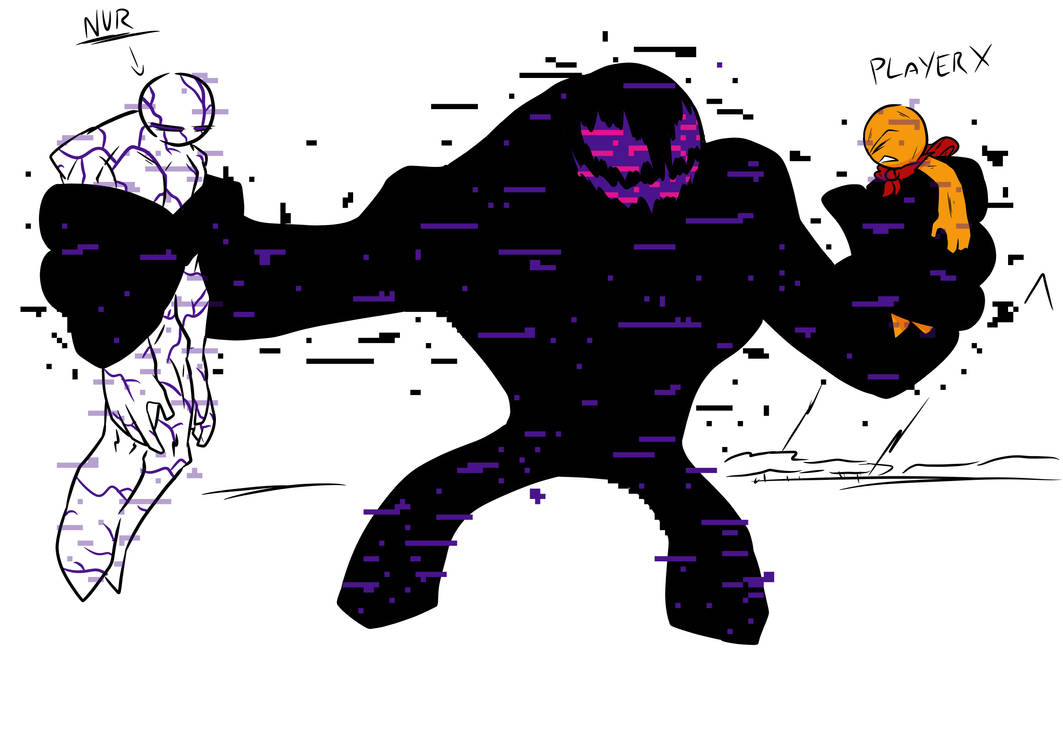 Gl1tch'es 156th PlayerX and Nur by ColorArtAndBolb on DeviantArt