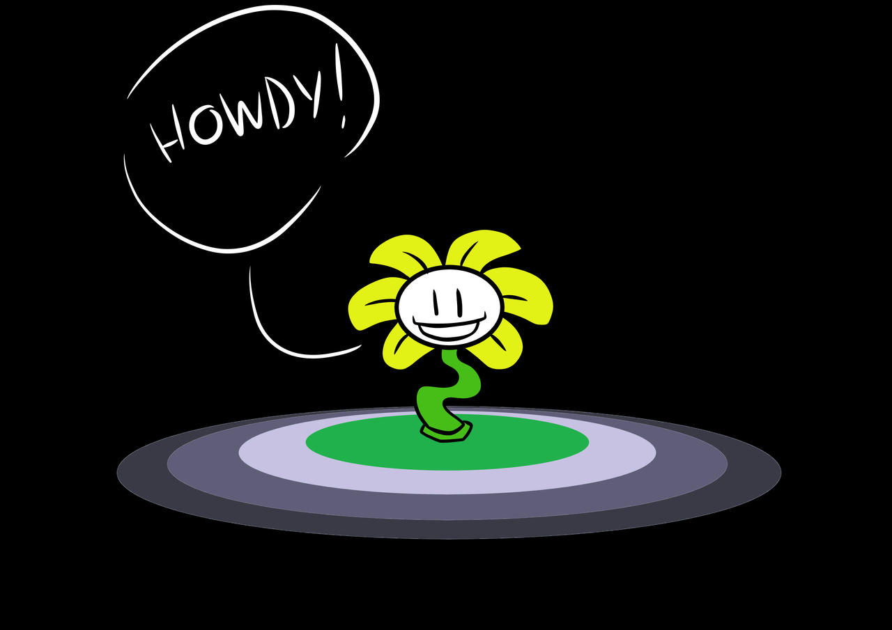Undertale Flowey drawing by ColorArtAndBolb on DeviantArt