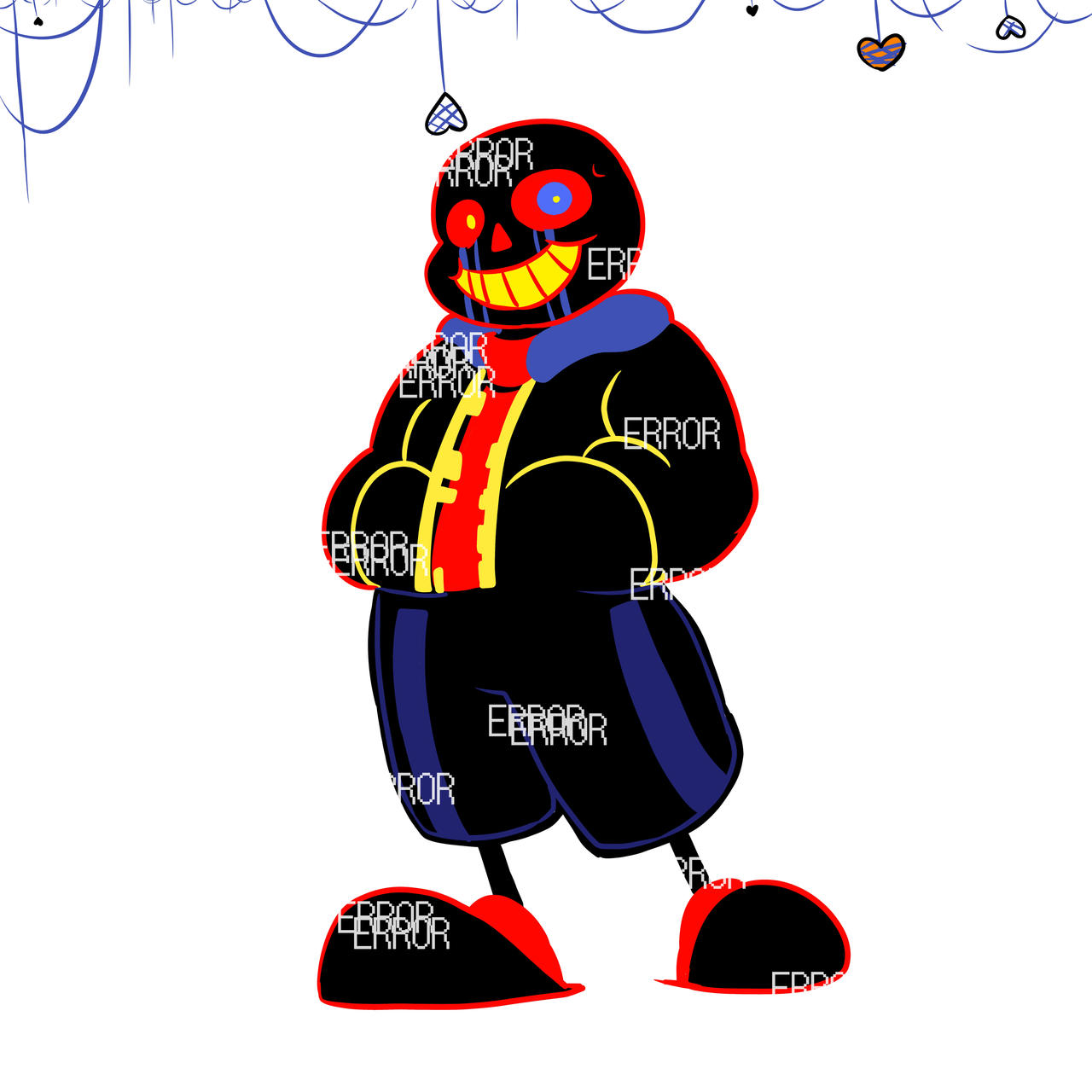 OG Error!Sans fanart by ColorArtAndBolb on DeviantArt