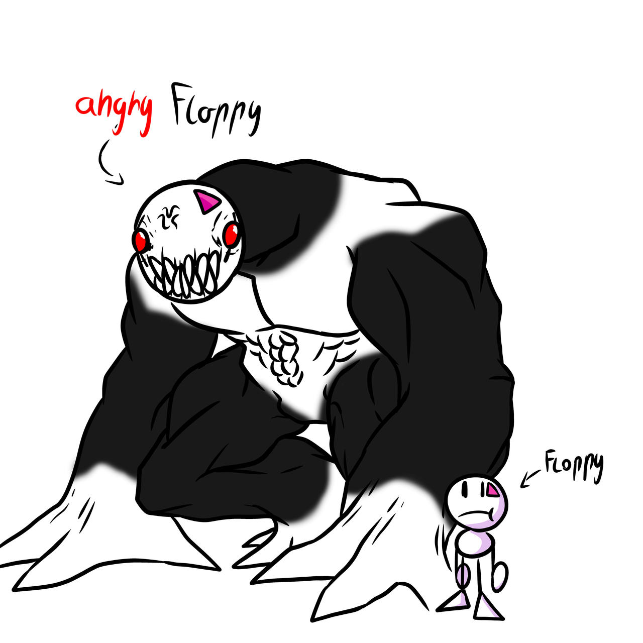 Flo Angry Never make Floppy angry or upset by ColorArtAndBolb on DeviantArt