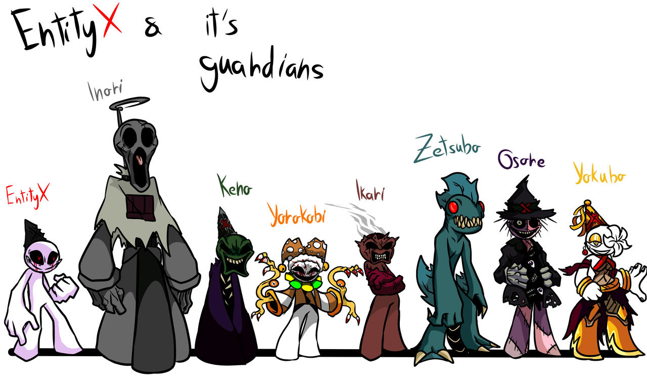 Entity X and it's Guardians by ColorArtAndBolb on DeviantArt
