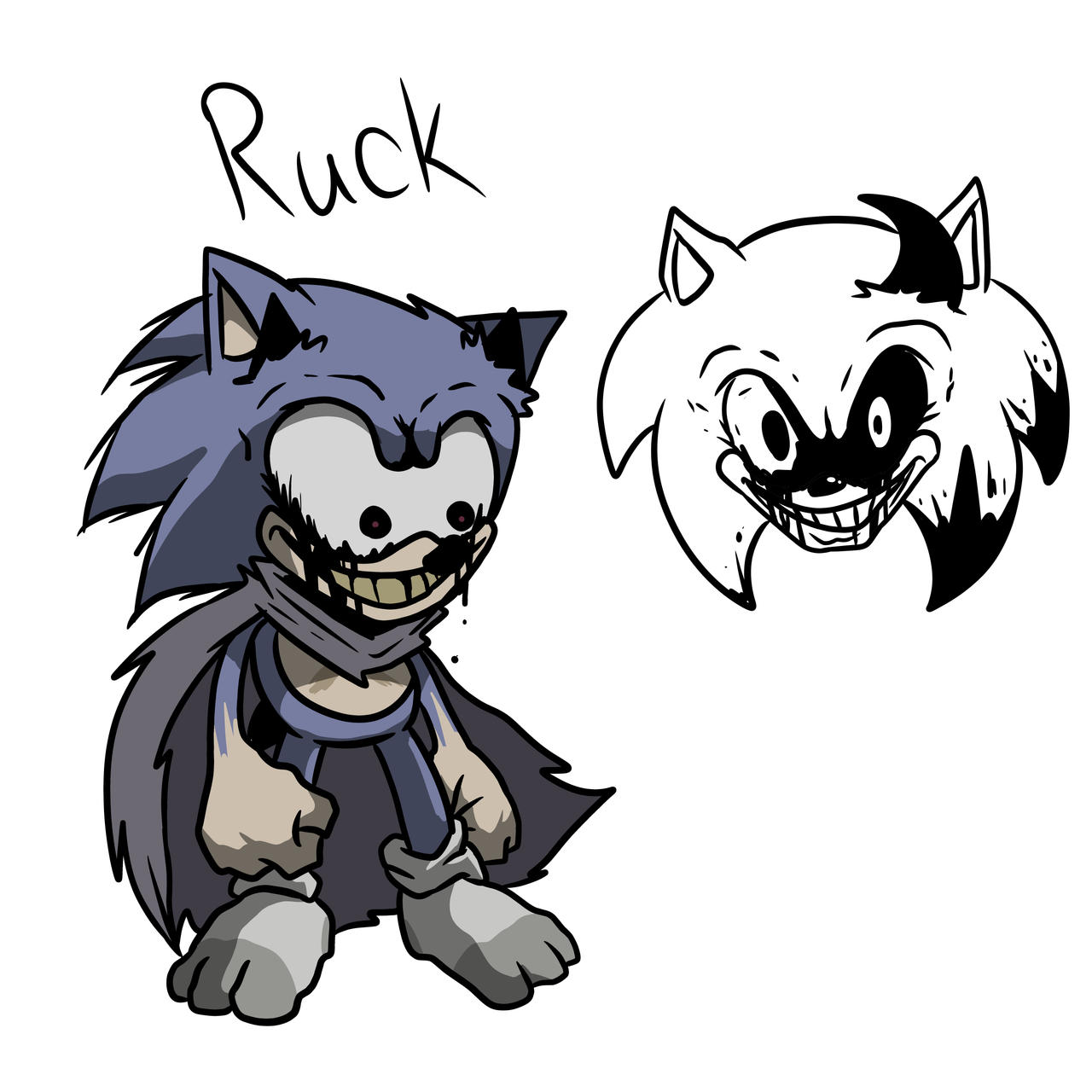 Retake Sonic exe fanart!! by ColorArtAndBolb on DeviantArt