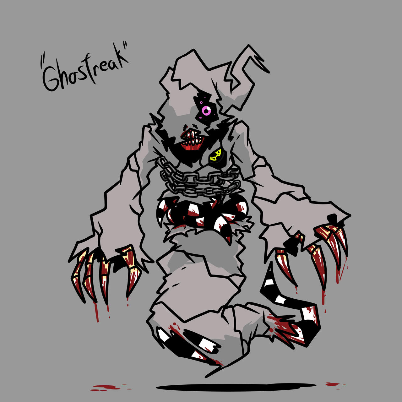Ben 10 Au Parasitrix 'Ghostfreak' drawing!! by ColorArtAndBolb on ...