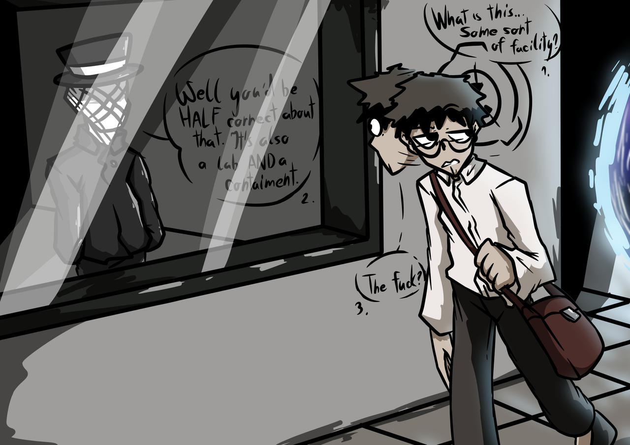 Traveller meets Dr.Stripes in a SCP facility by ColorArtAndBolb on ...