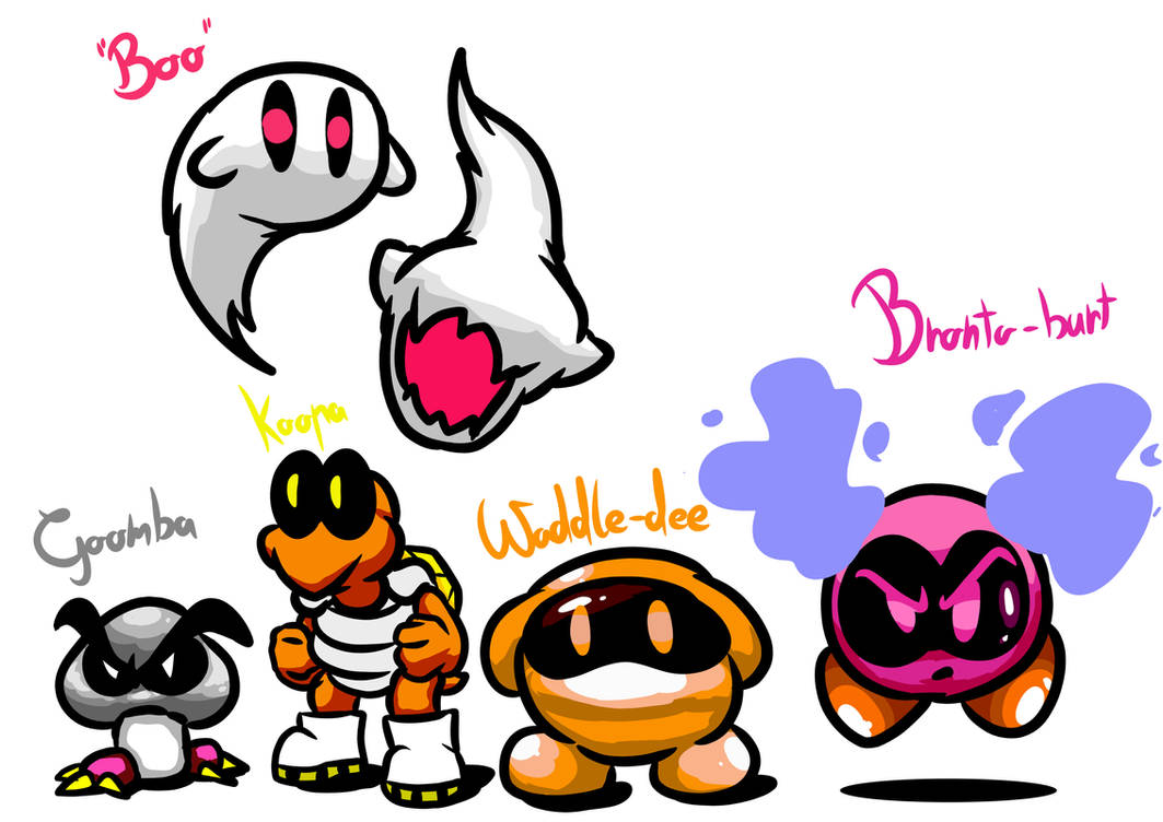 Mario 71 creatures - enemies 1 fanart!! by ColorArtAndBolb on DeviantArt