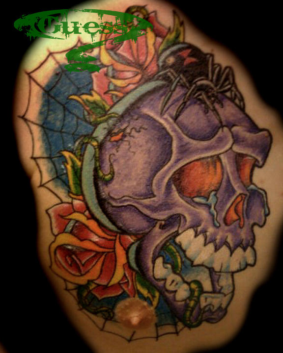 Crying skull tattoo by Jahrepin on DeviantArt