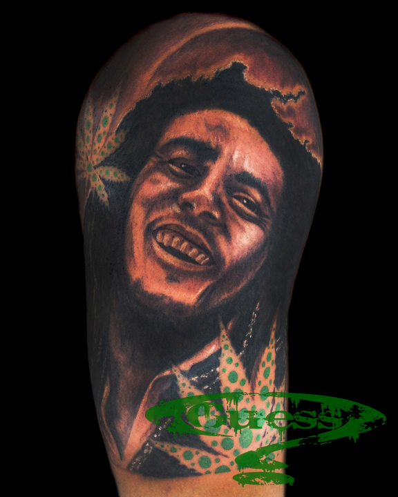 Bob Marley Tattoo by Jahrepin on DeviantArt Bob Marley Tattoo by Jahrepin on DeviantArt