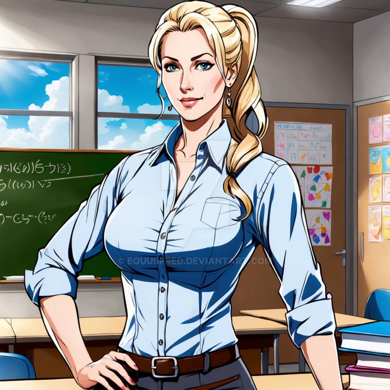 Teacher in the Classroom by equusfred on DeviantArt