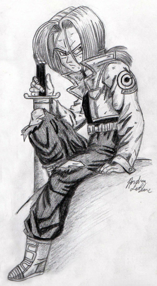 Trunks - Sketch #3 by Jaylastar on DeviantArt