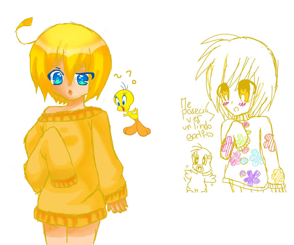 Twitter Human Version Tweety Human (re Do) by oOAngelNekoChanOo on DeviantArt